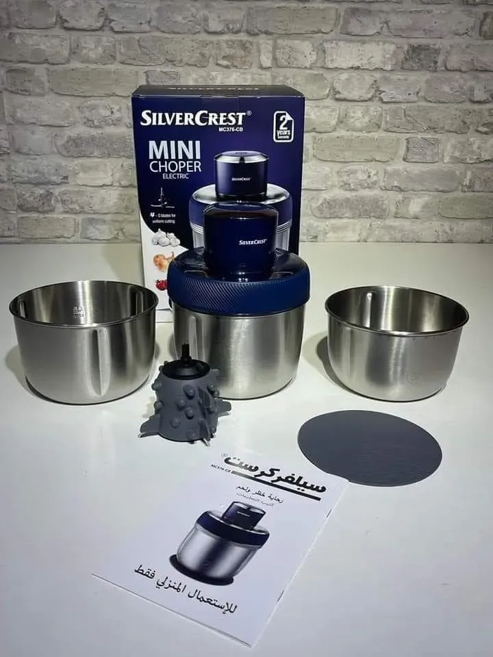 SilverCrest big Hachoir Avec 3 Bols